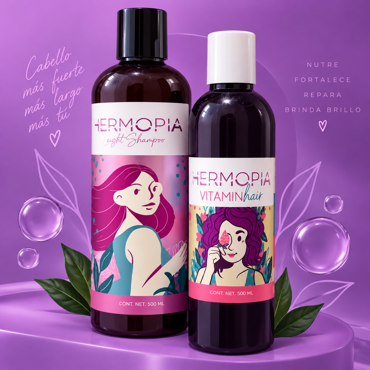 Shampoo + vitamin hair